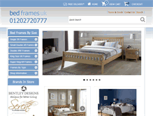 Tablet Screenshot of bedframesuk.co.uk